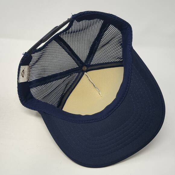PFFIA Snapback Trucker Hat Blue One Size Adjustable Mesh Back YoungAn Hat - Picture 7 of 9